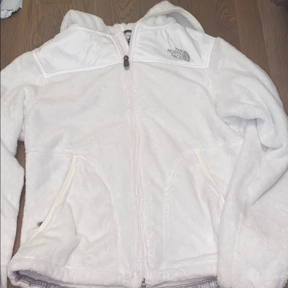 White North face jacket